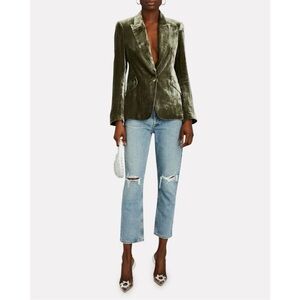 NWT Agolde Riley High-Rise Straight Cropped Jeans in Escalate size 29 Distressed